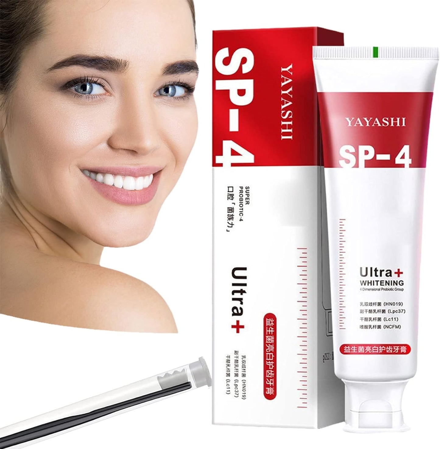 SP-4 Probiotic Whitening Toothpaste, Teeth Whitening Toothpaste (Pack of 2)